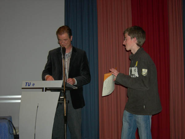 Prijsuitreiking Wiskunde-Olympiade november 2007 020